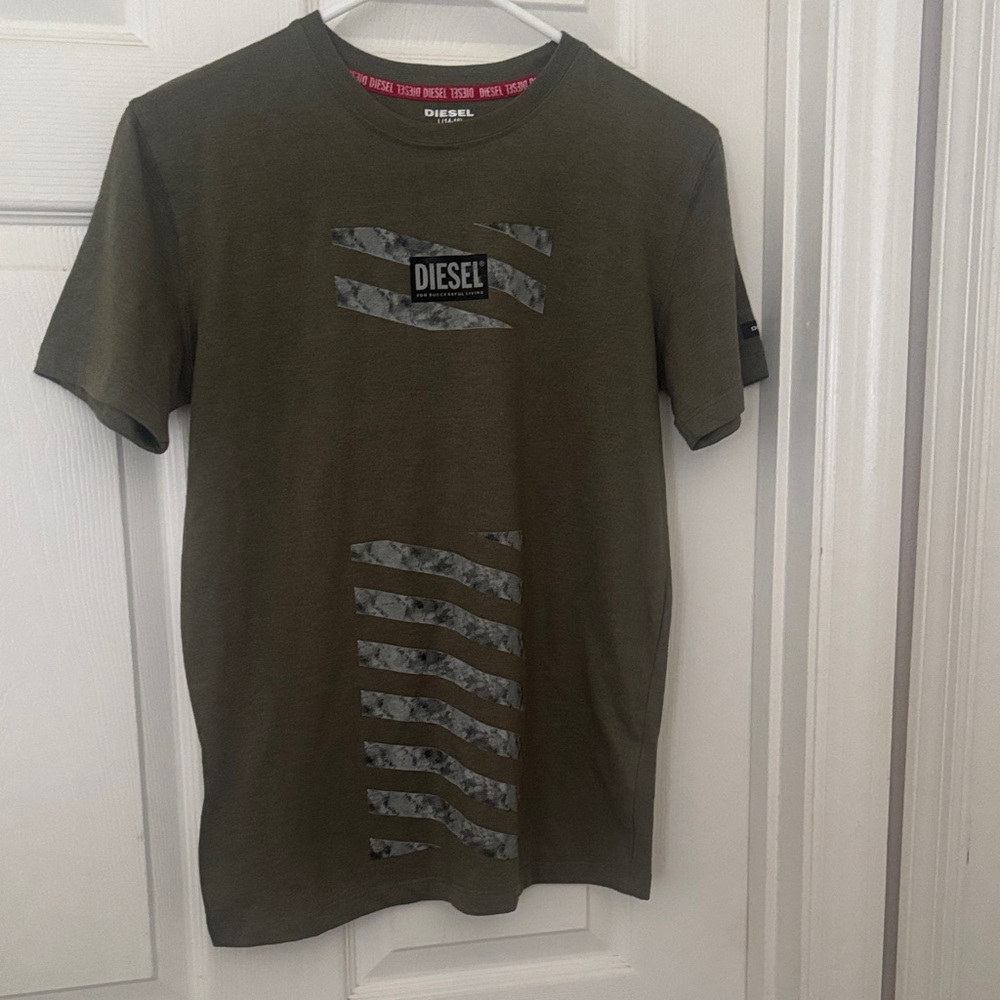 Diesel Khaki Graphic Tee